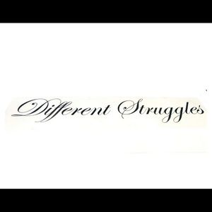 Different Struggles Stickers